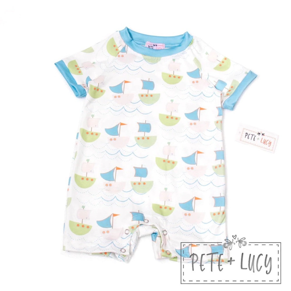 Pete & Lucy Come Swim With Me Romper